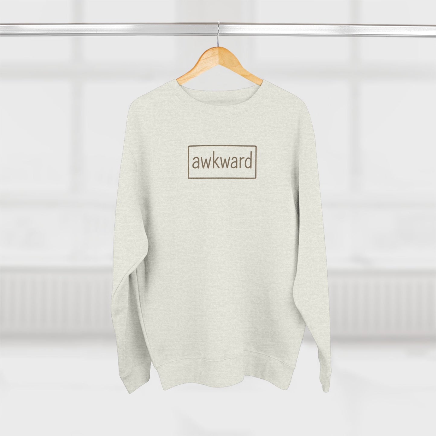 awkward Cozy Crewneck Sweatshirt