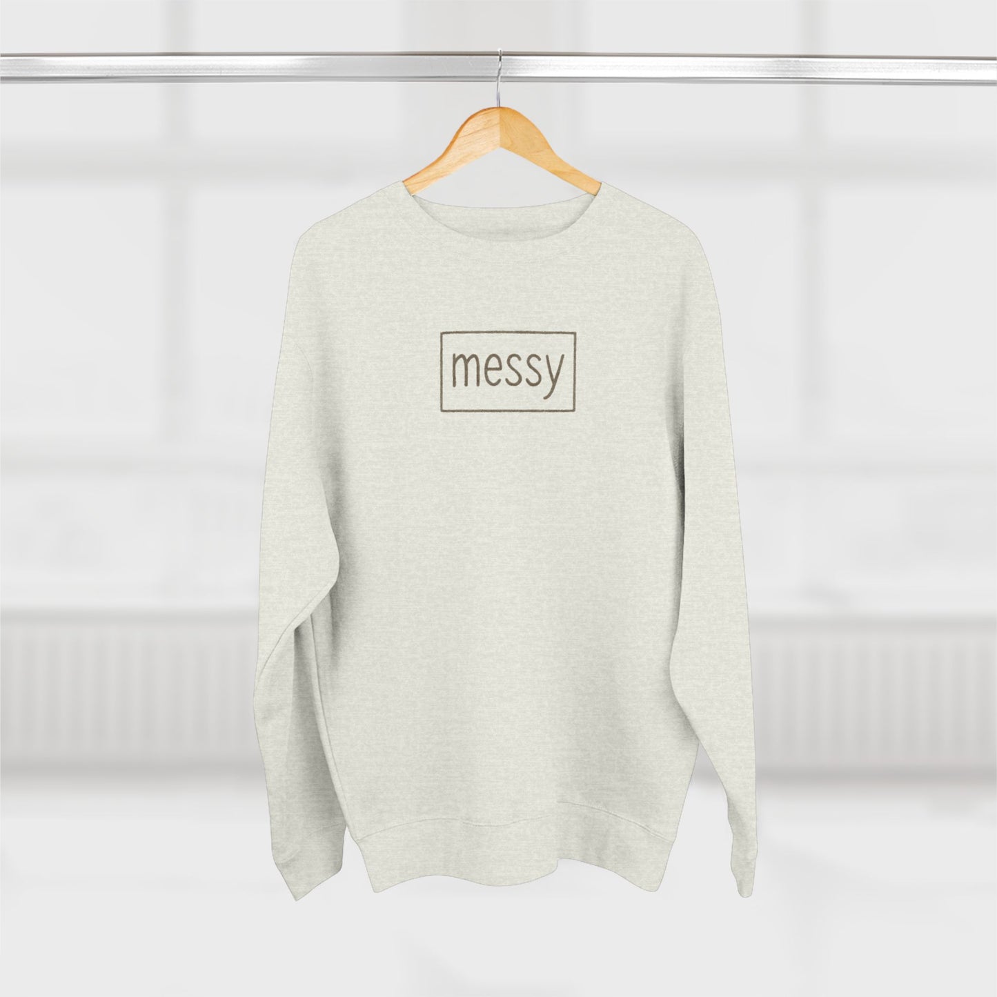 messy Cozy Crewneck Sweatshirt