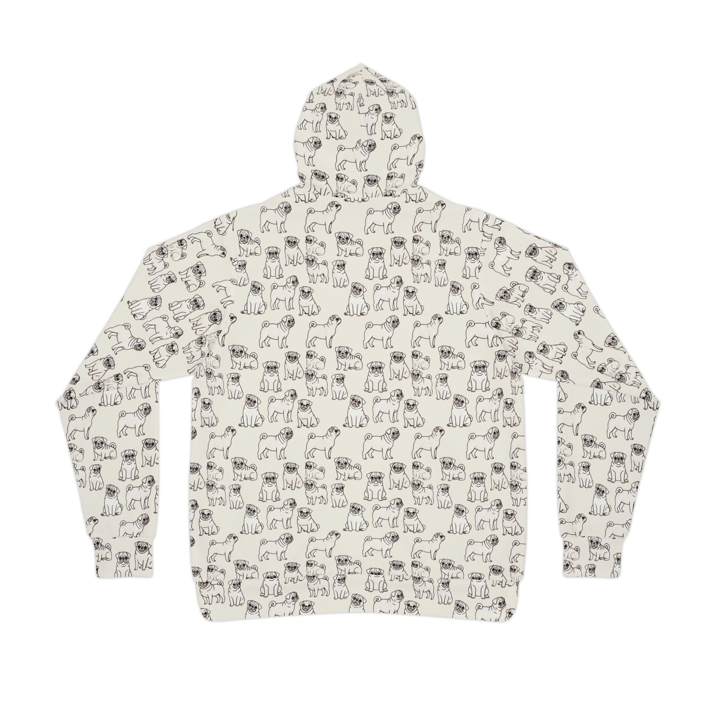 Crazy Pugs! Tailored-Fit Hoodie