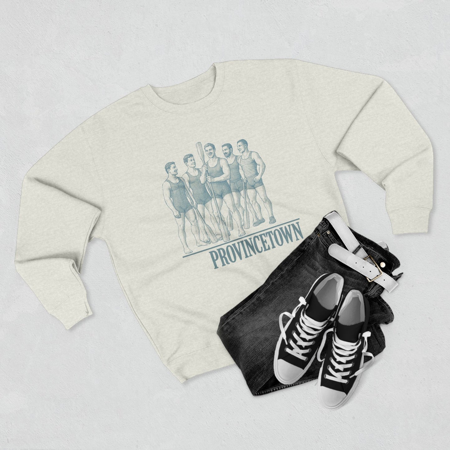 Provincetown Rowers - Vintage Fitness Crewneck Sweatshirt