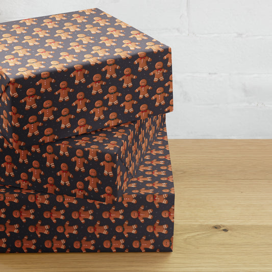 Ginger-Bred Gift Wrapping Paper