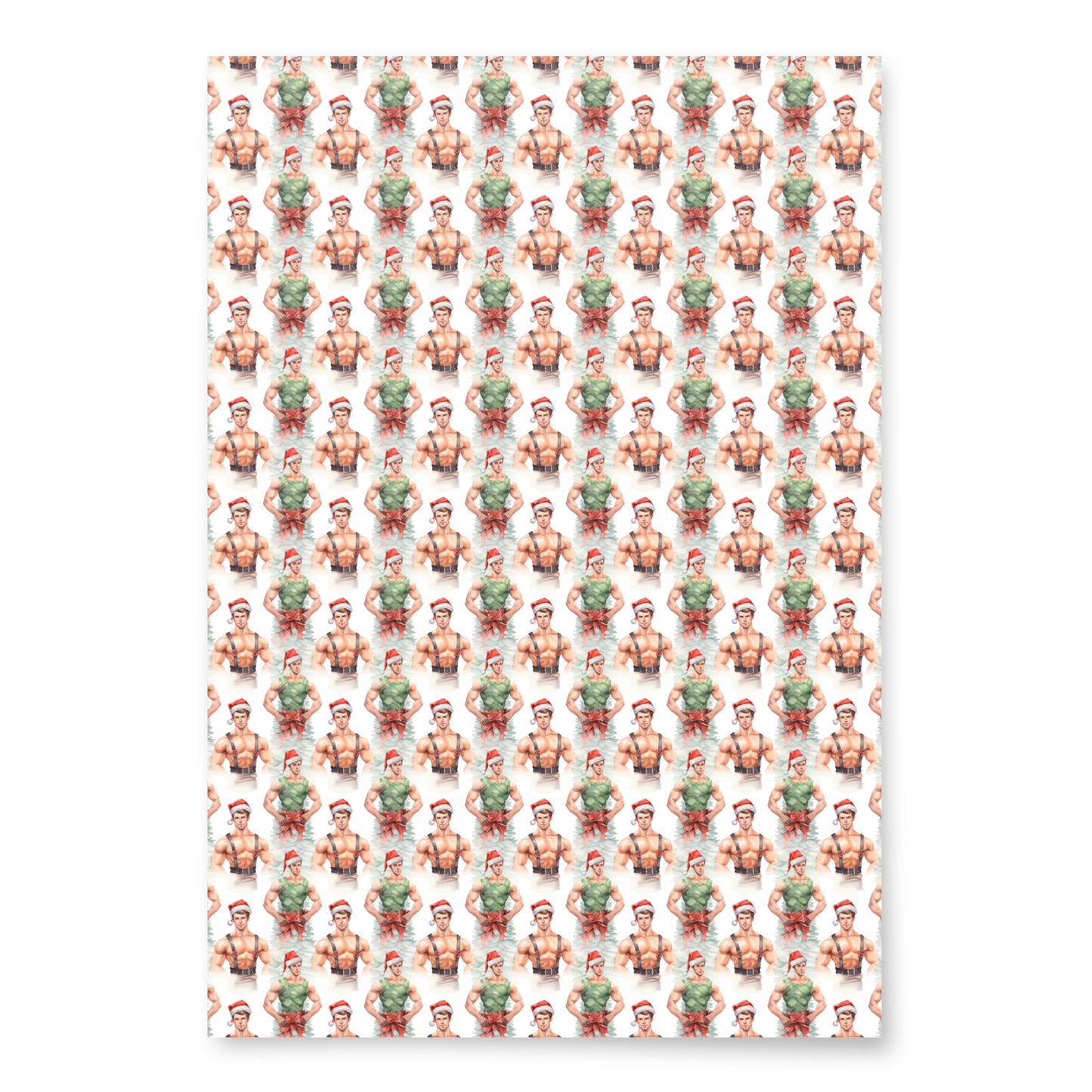 Mistletoe Boys Gift Wrapping Paper