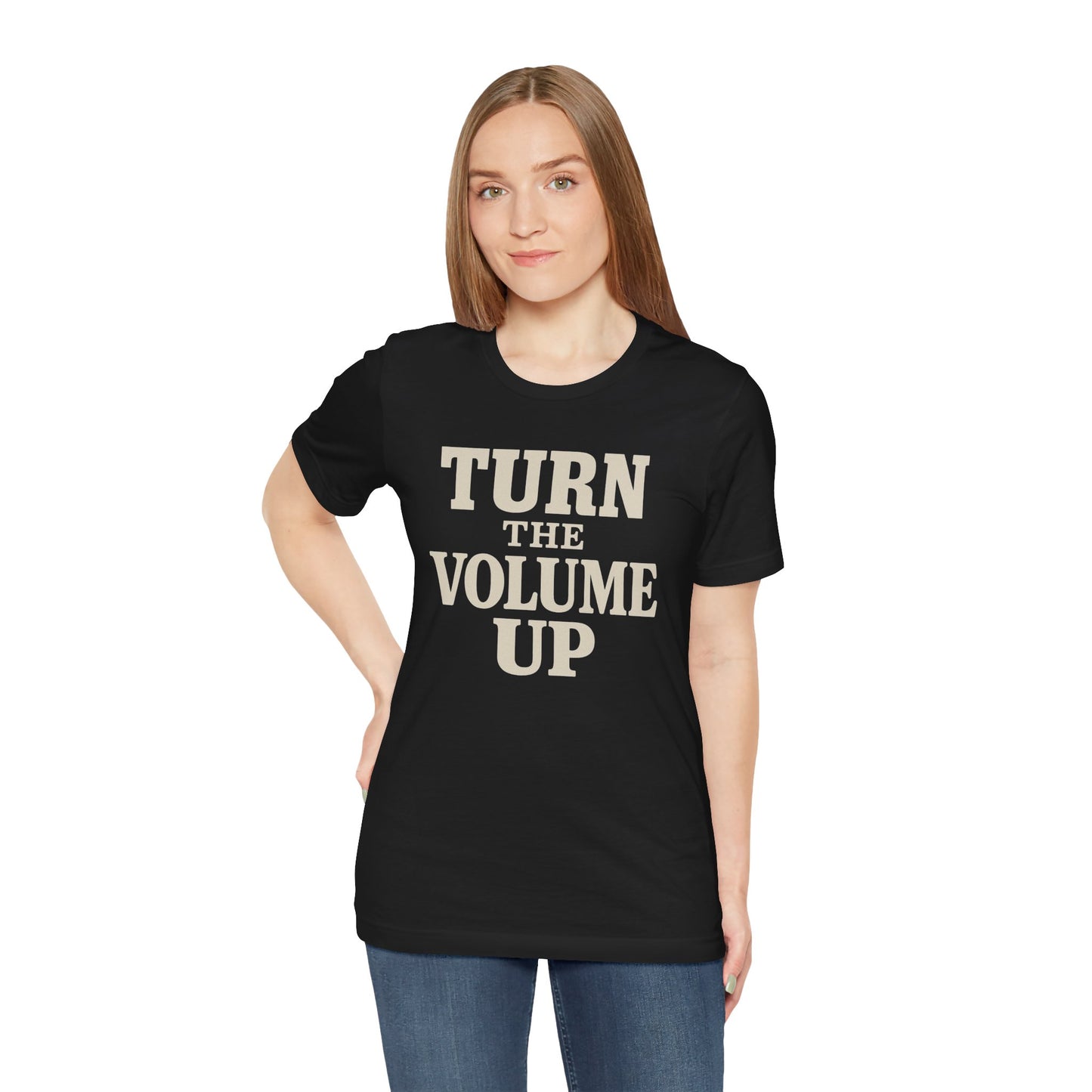 Turn The Volume Up -Retro Graphic Tee