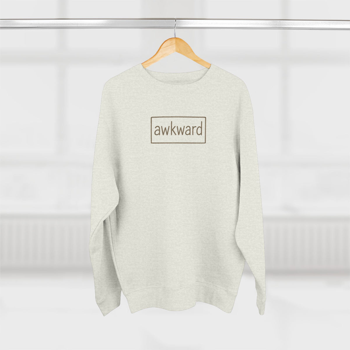 awkward Cozy Crewneck Sweatshirt
