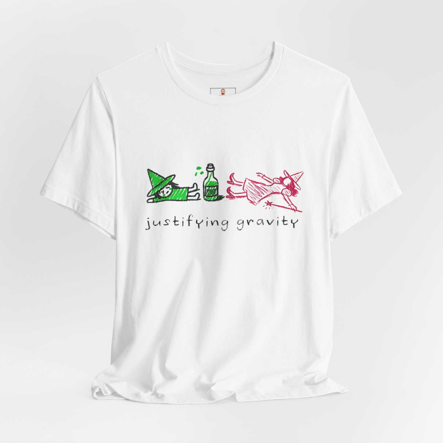 Justifying Gravity - Unisex Cotton Blend Tee