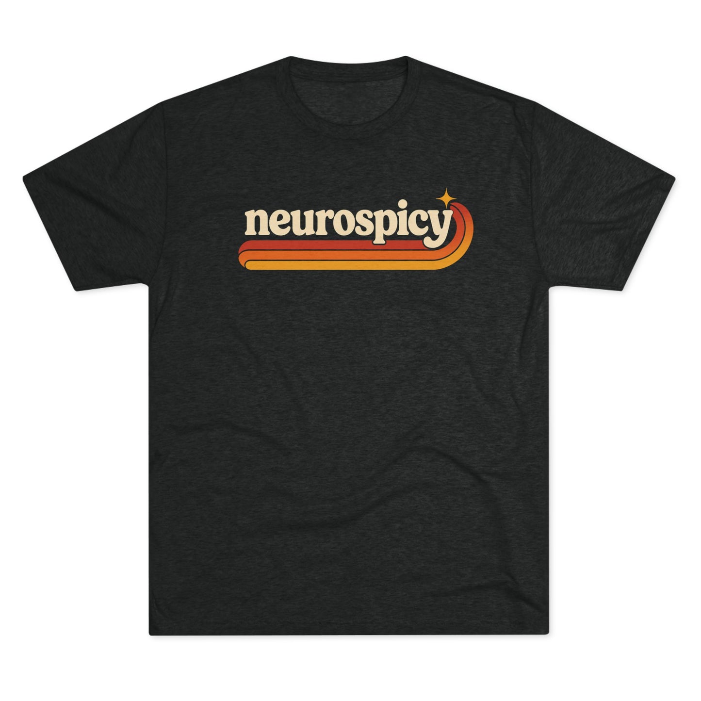 Neurospicy Retro Stripe Tee