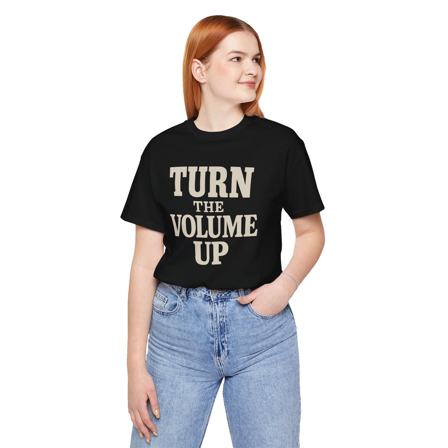 Turn The Volume Up -Retro Graphic Tee