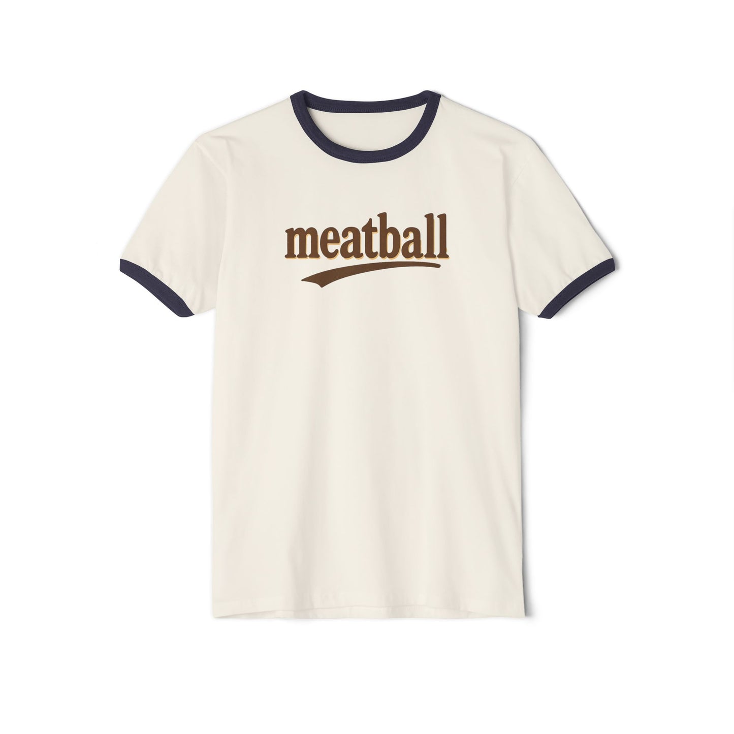 Vintage Meatball Unisex Ringer T-Shirt