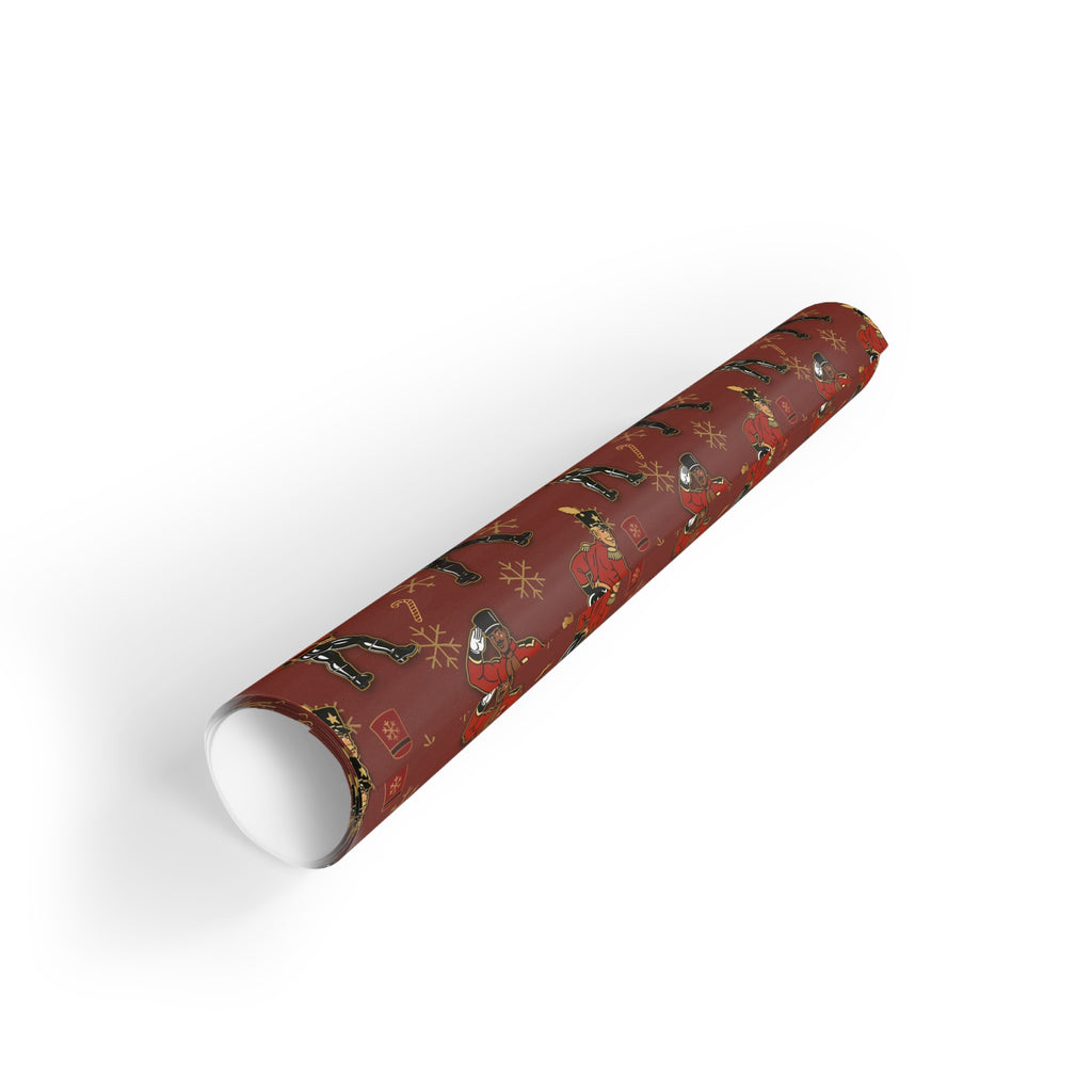 Nutcracker Pin-up Christmas Wrapping Paper