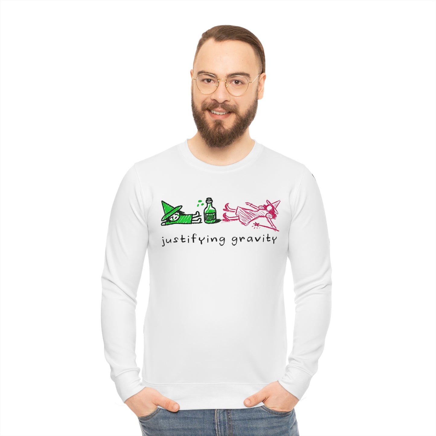 Justifying Gravity - Unisex Lightweight Sweatshirt