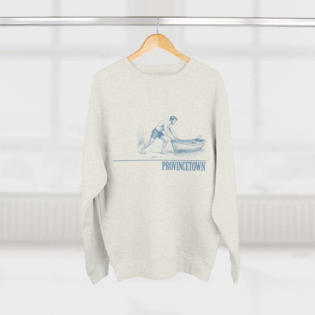 Provincetown Dinghy - Vintage Fitness Crewneck Sweatshirt