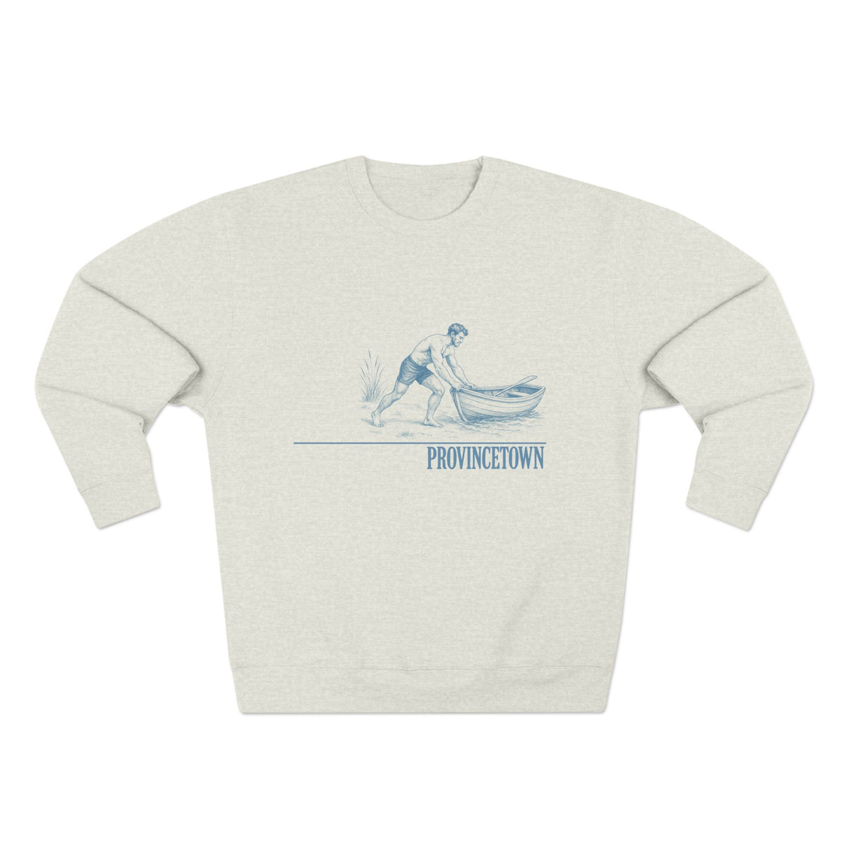 Provincetown Dinghy - Vintage Fitness Crewneck Sweatshirt