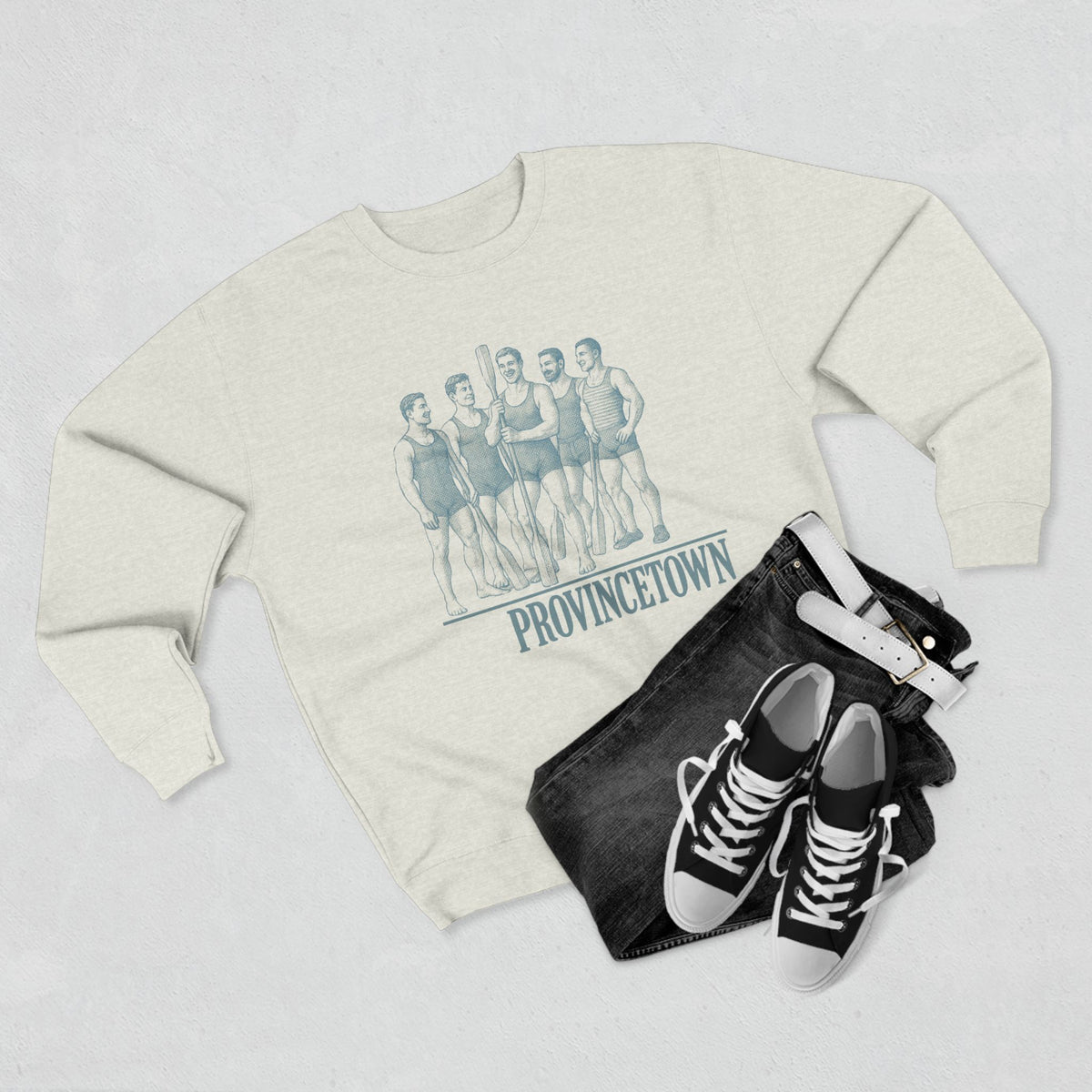 Provincetown Rowers - Vintage Fitness Crewneck Sweatshirt