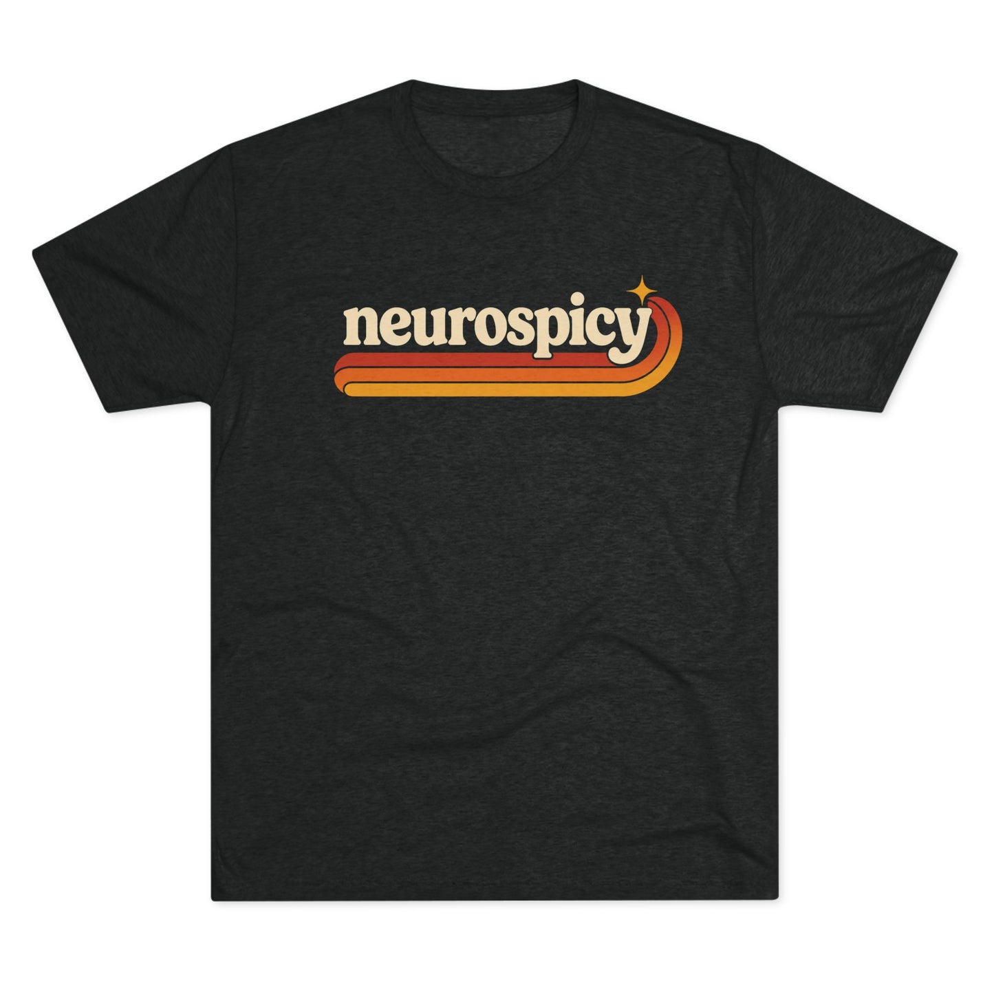 Neurospicy Retro Stripe Tee
