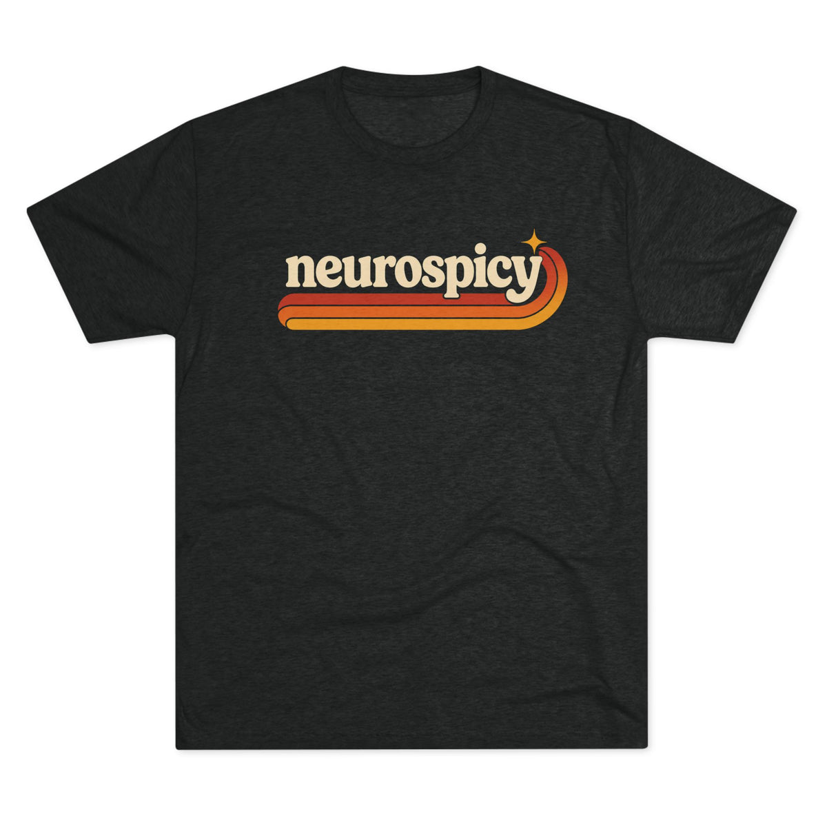 Neurospicy Retro Stripe Tee