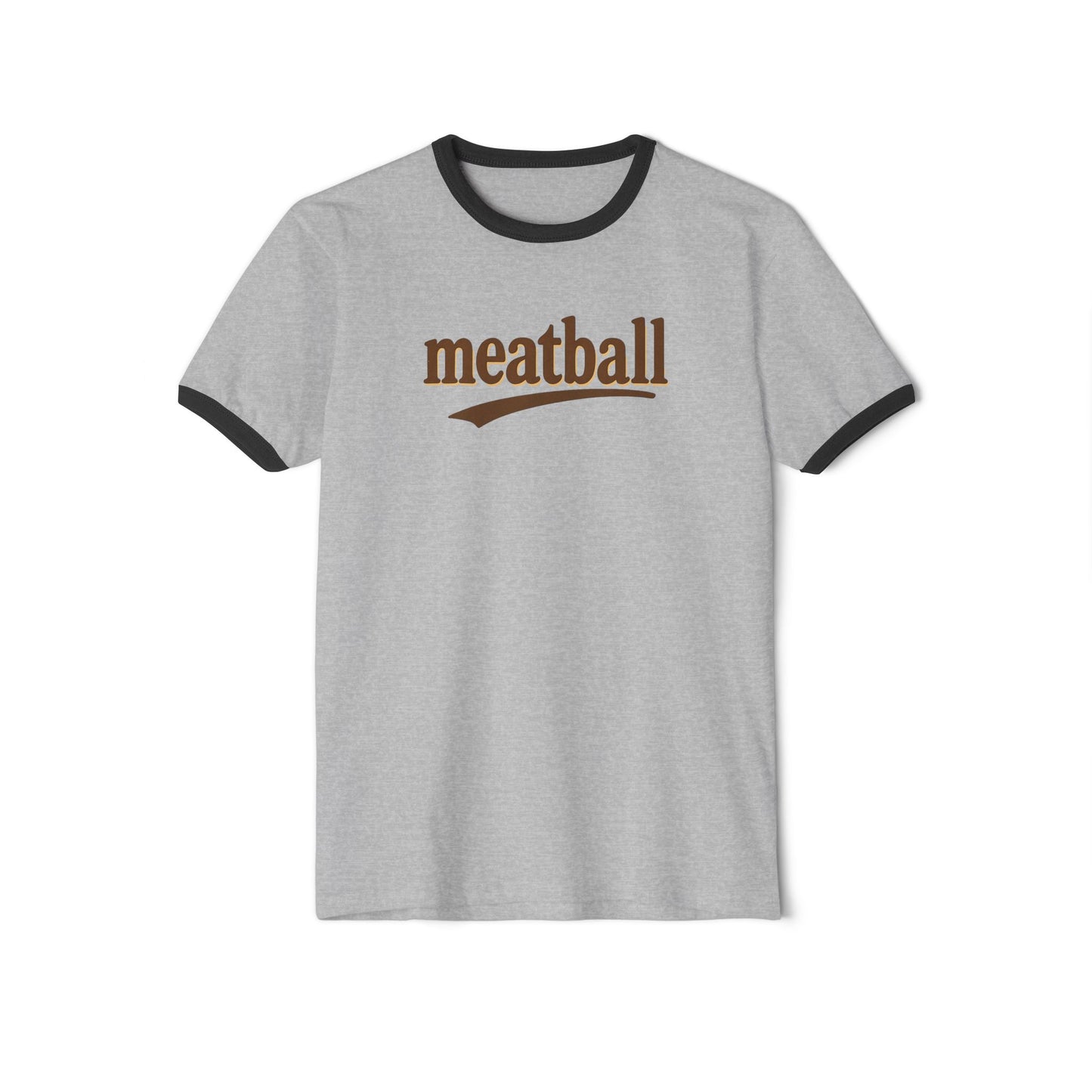 Vintage Meatball Unisex Ringer T-Shirt