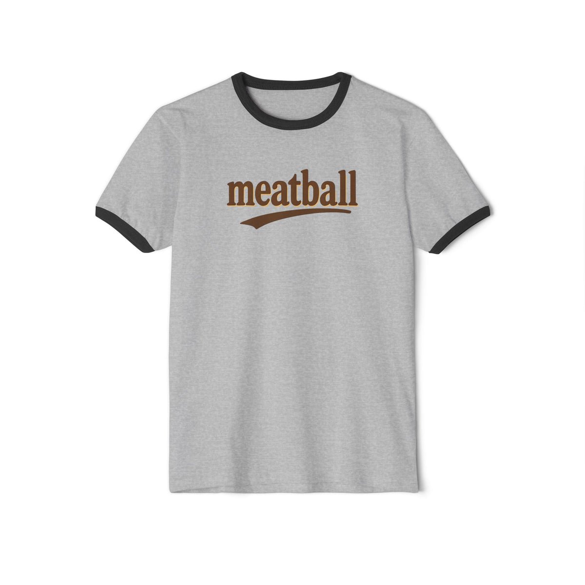 Vintage Meatball Unisex Ringer T-Shirt