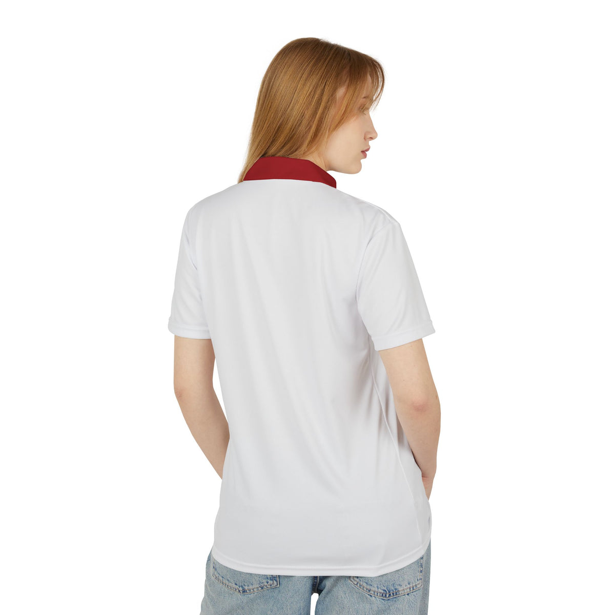 Little Red Balloon - Unisex Polo Shirt (AOP)