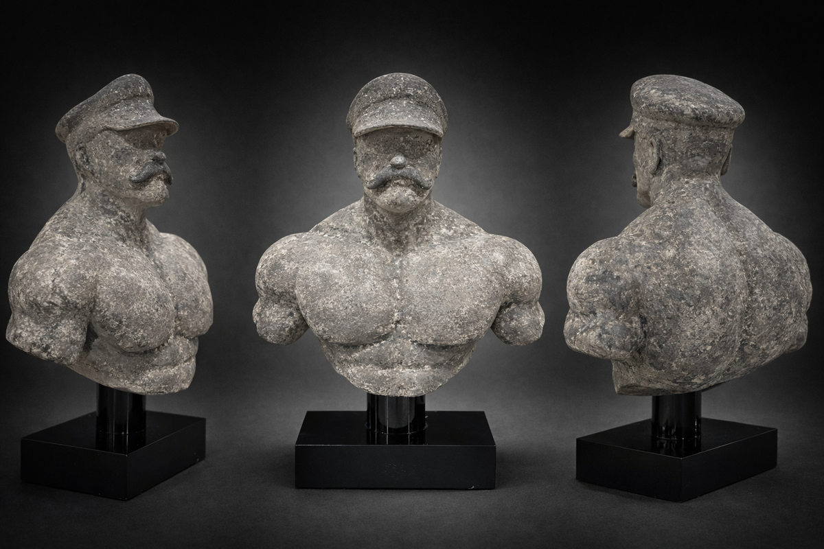 Big Daddy SoapStone Bust