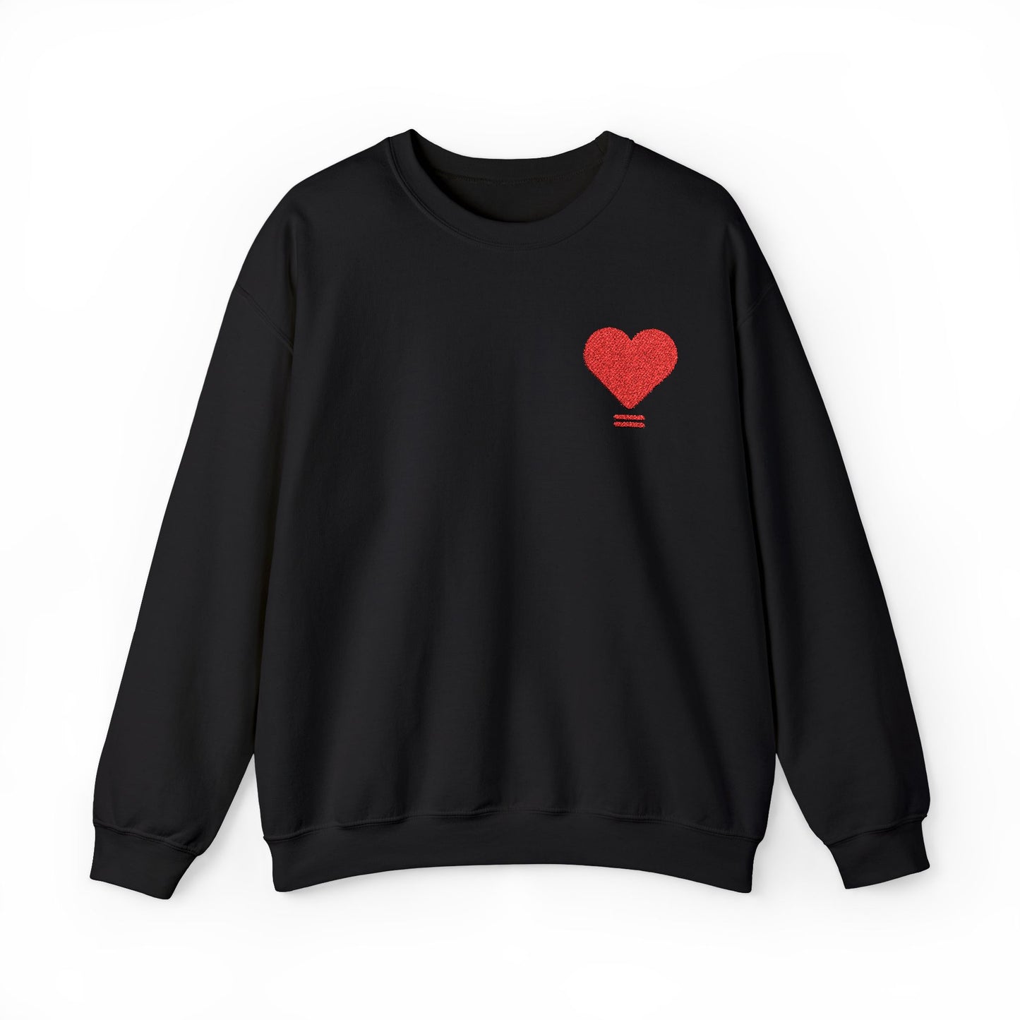 Embroidered Love Equals Crewneck Sweatshirt