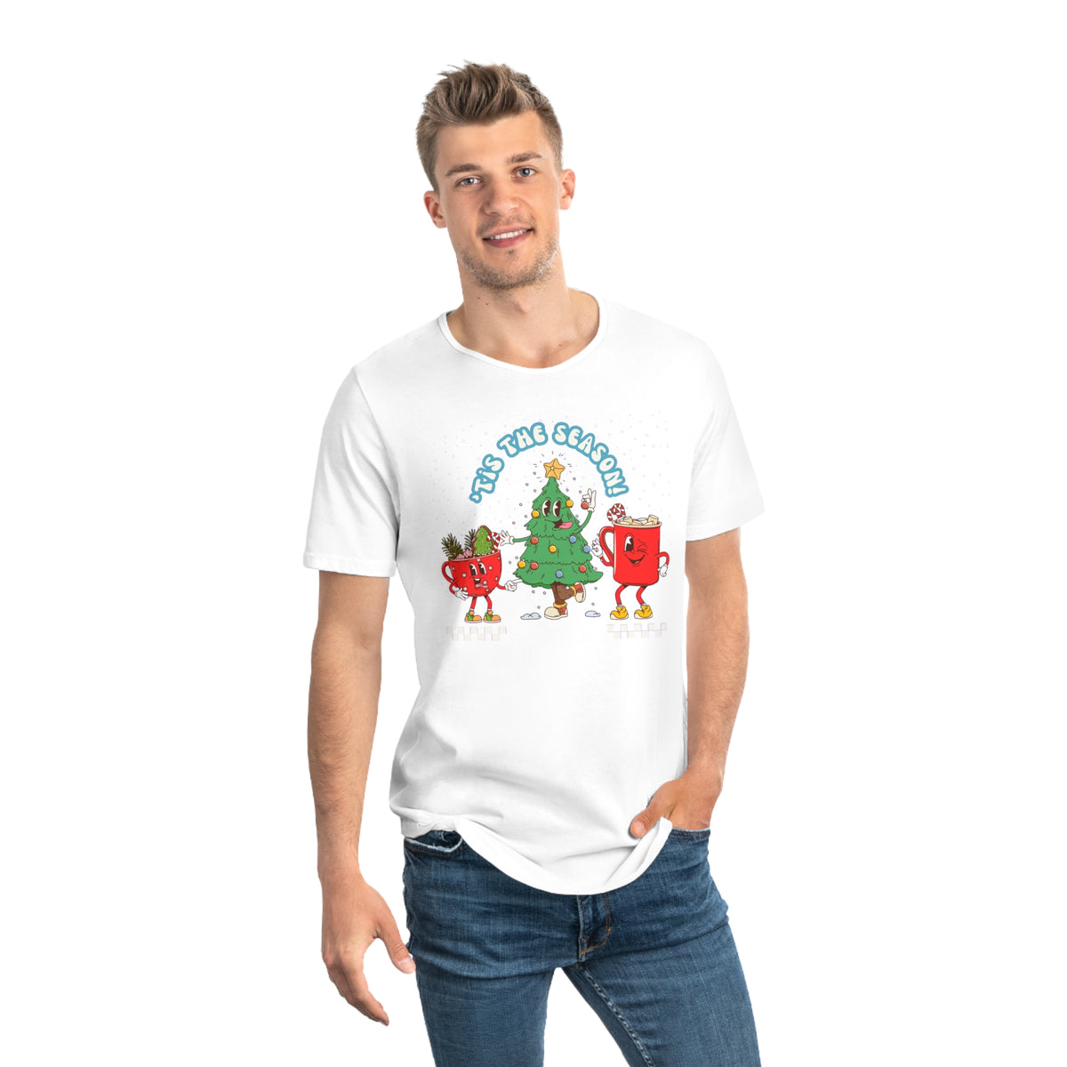 Cup of Cheer - Curved Hem Tee