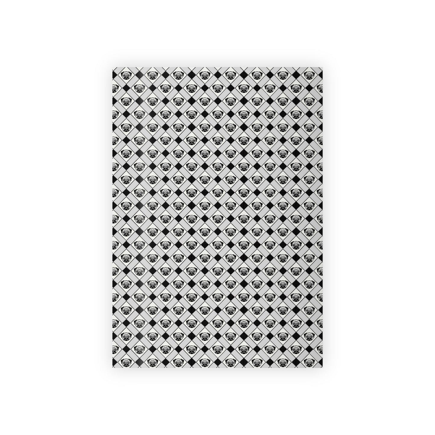 Elegant Pugs Wrapping Paper