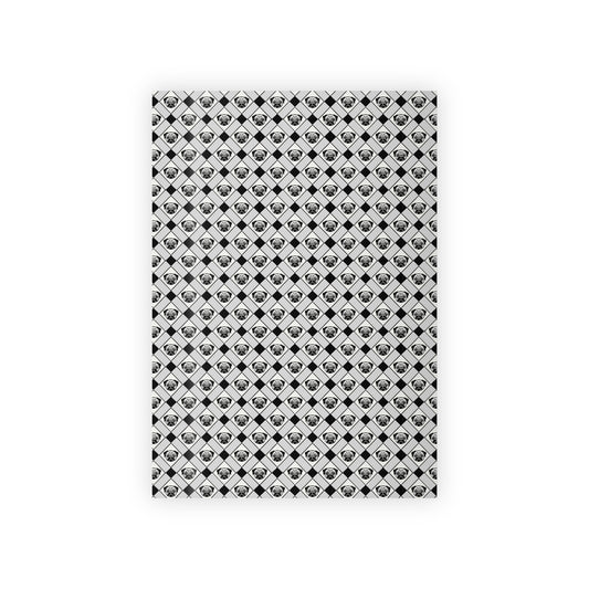 Elegant Pugs Wrapping Paper