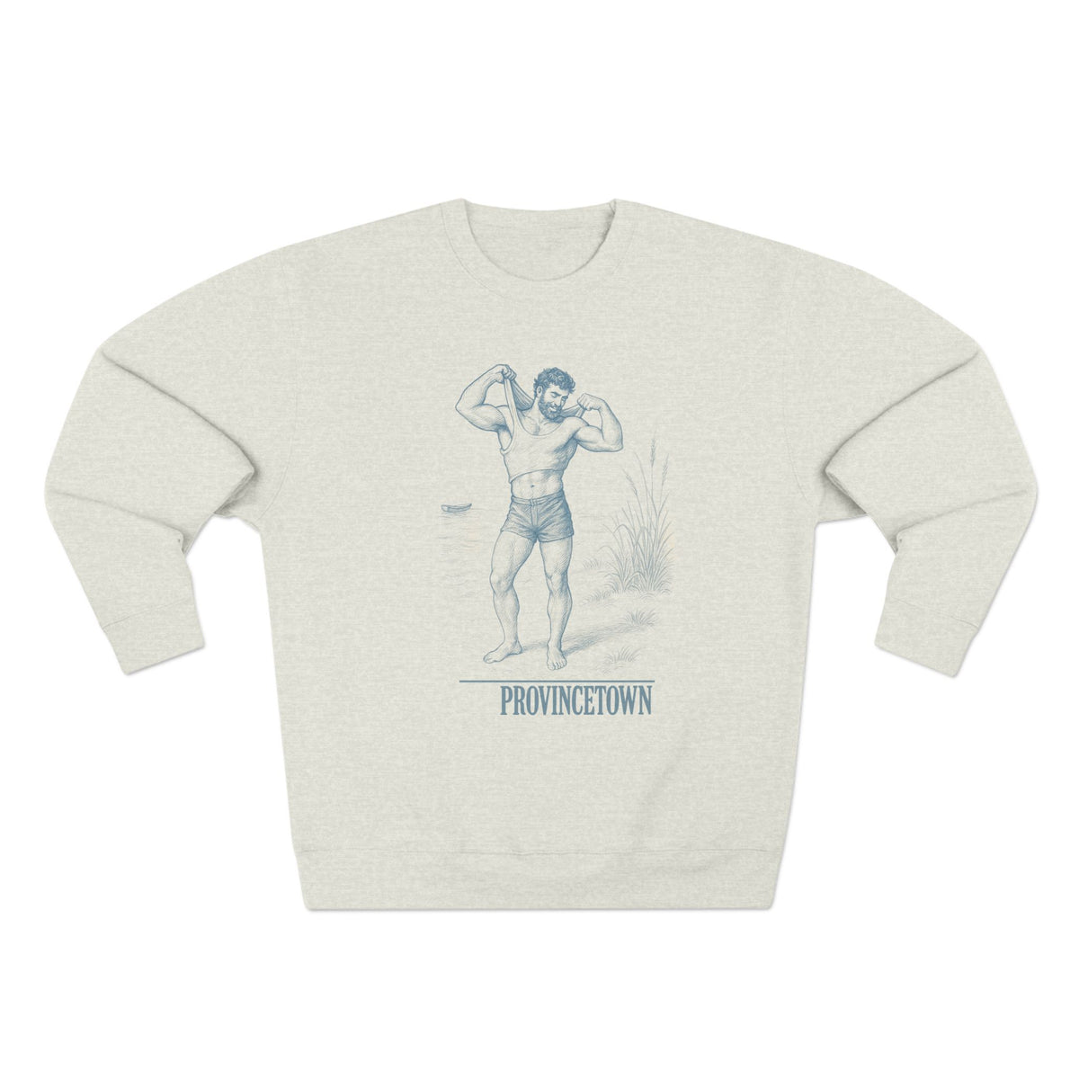 Provincetown Beach Bum - Vintage Fitness Crewneck Sweatshirt