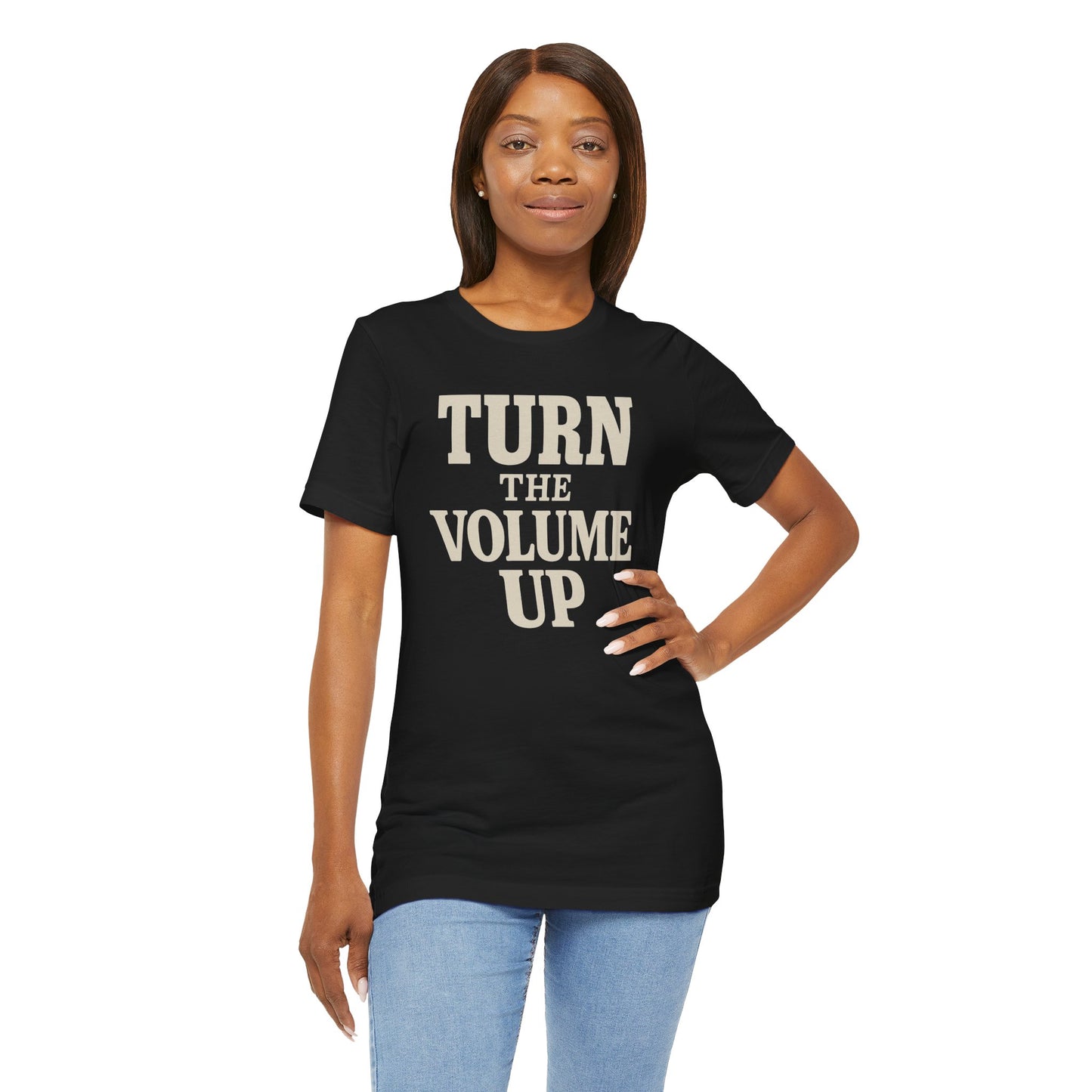 Turn The Volume Up -Retro Graphic Tee
