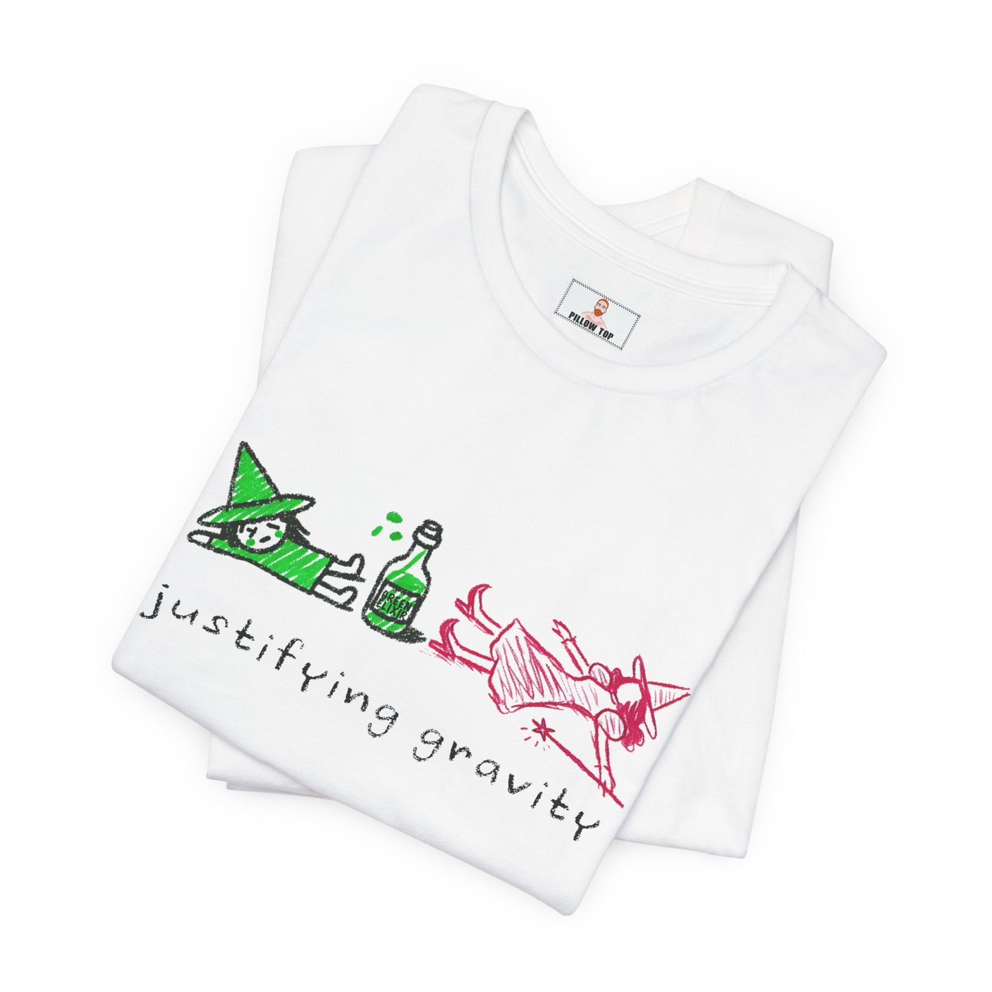 Justifying Gravity - Unisex Cotton Blend Tee