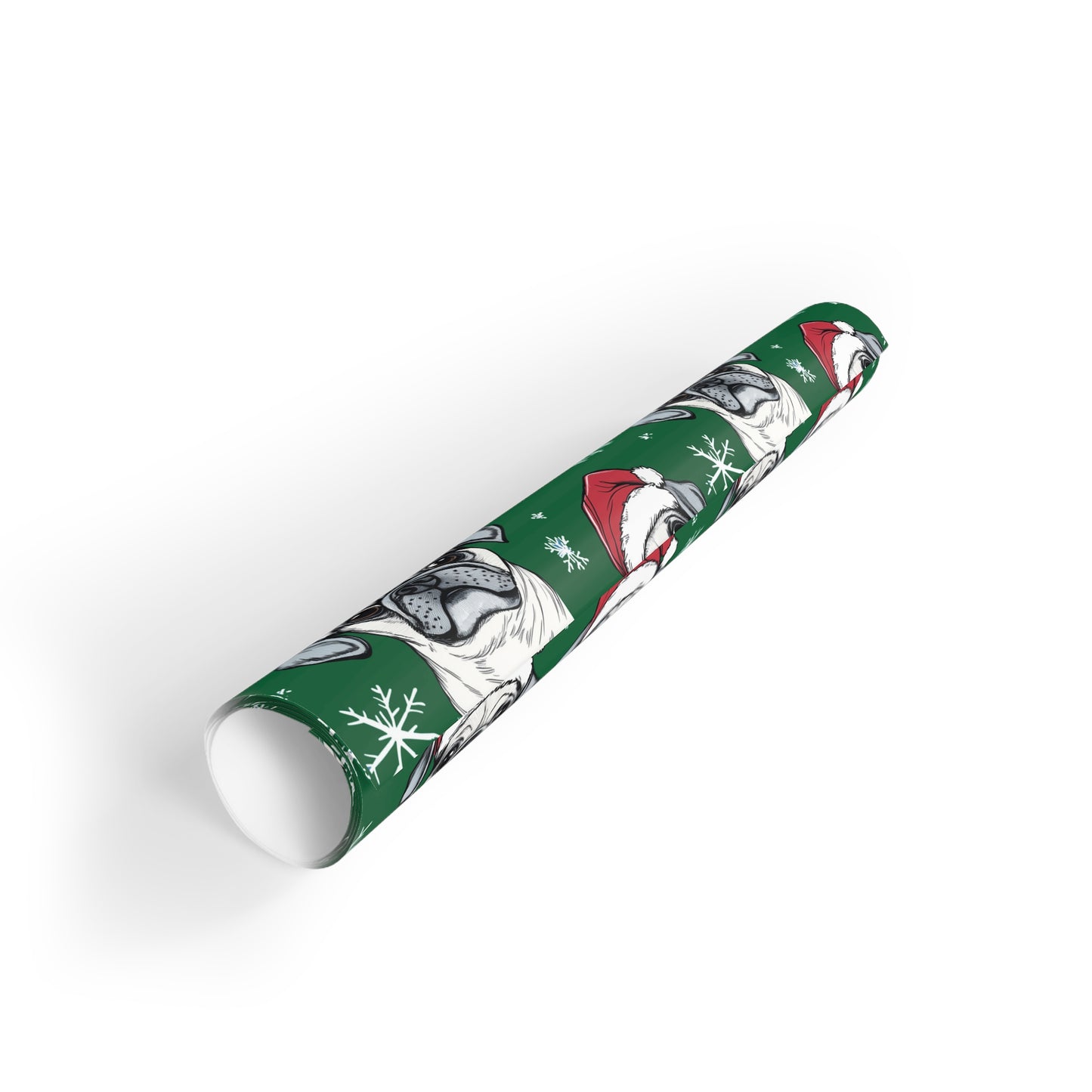 Puggy Christmas Wrapping Paper