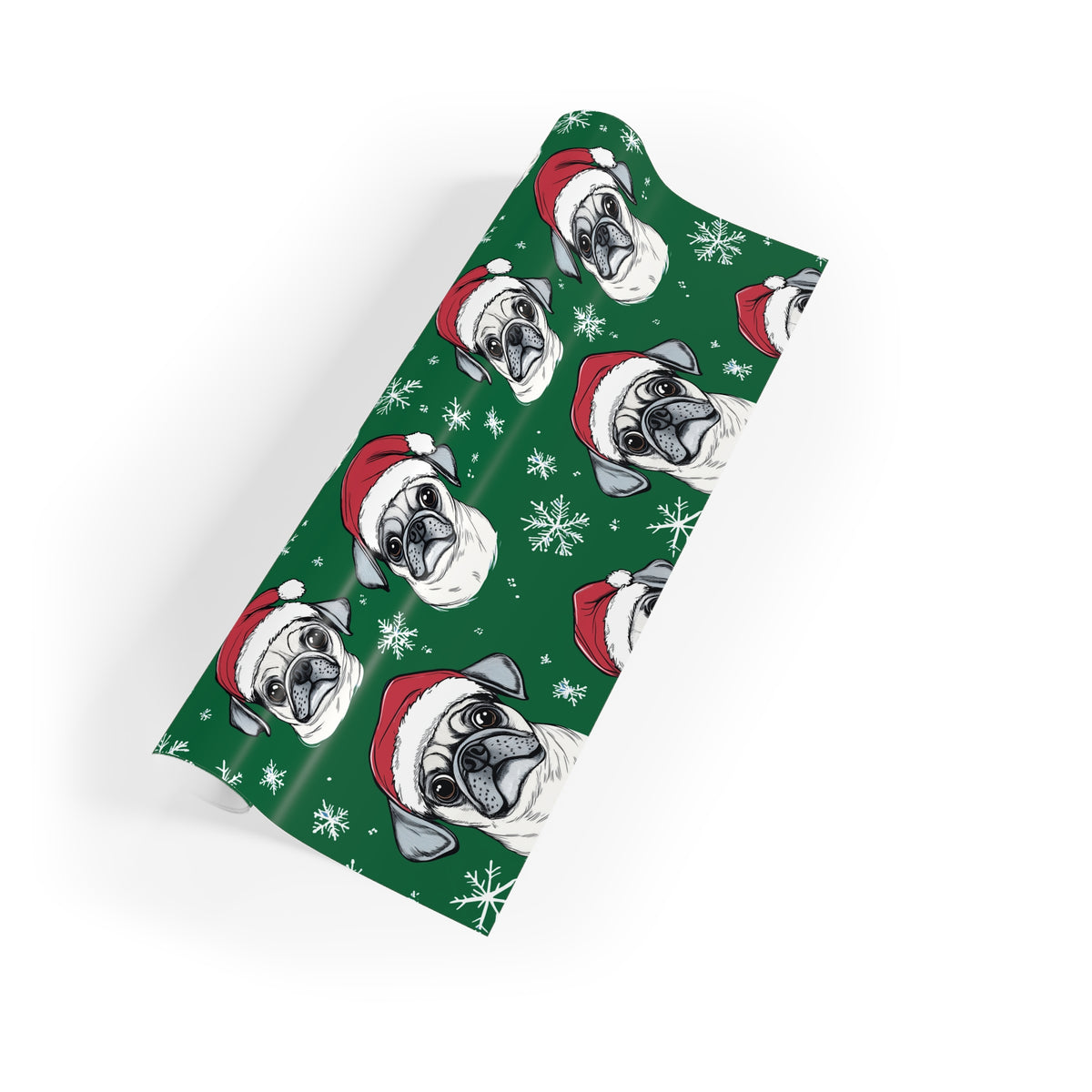 Puggy Christmas Wrapping Paper