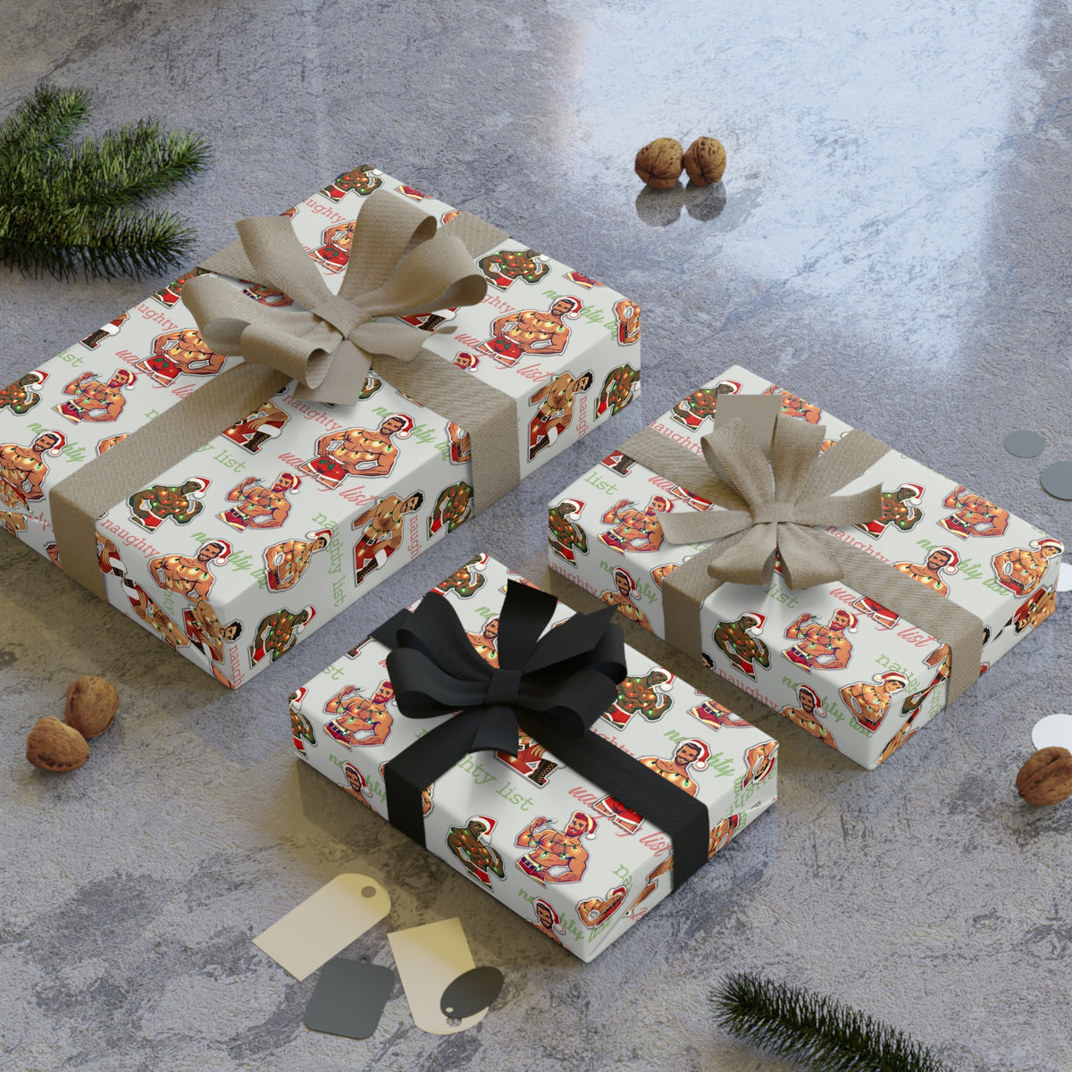 Naughty List Wrapping Paper