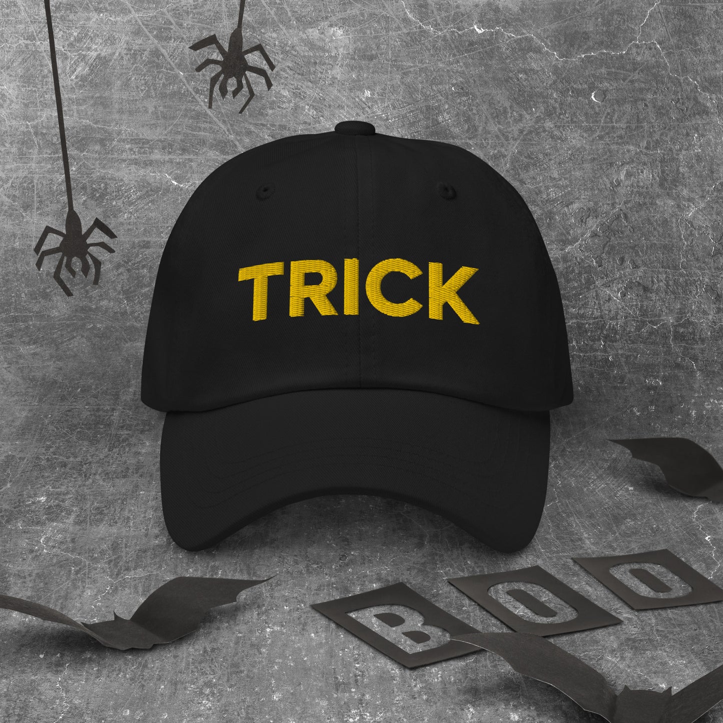 Trick - Black Cotton Twill Hat