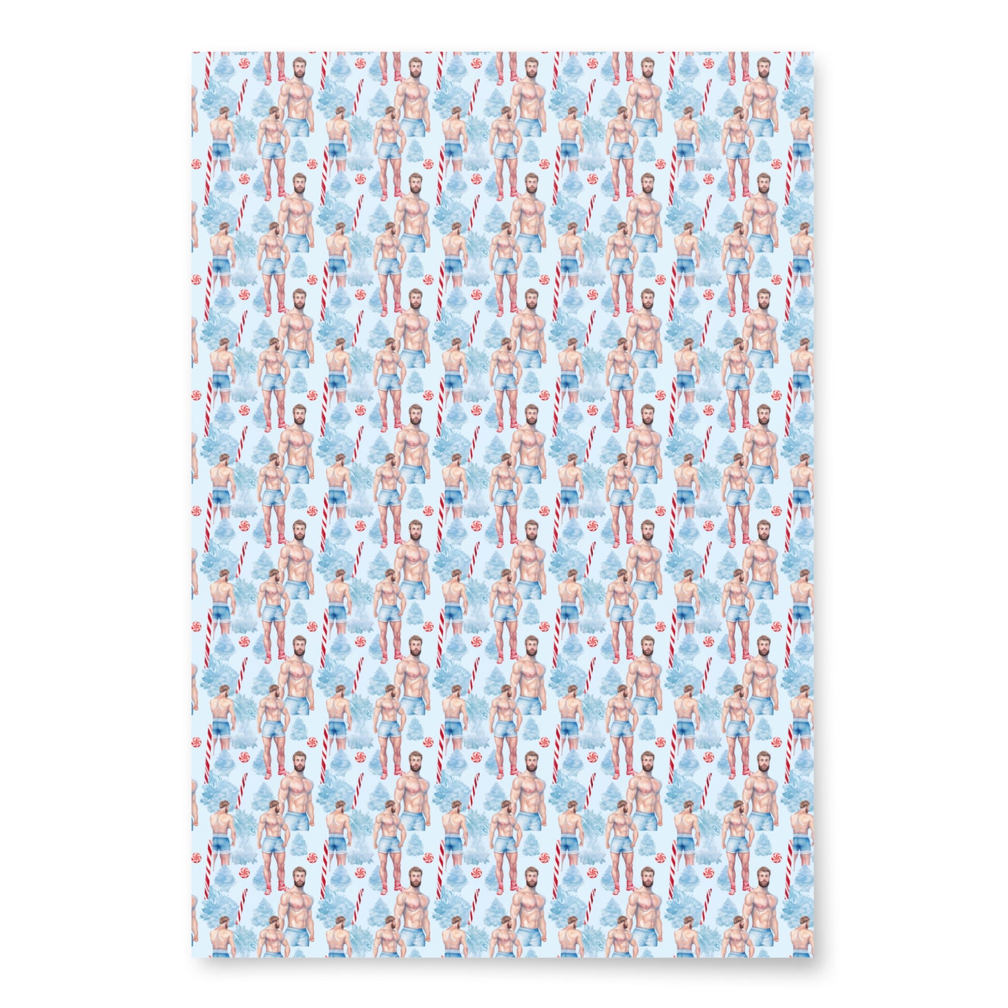 SnowMAN Gift Wrapping Paper