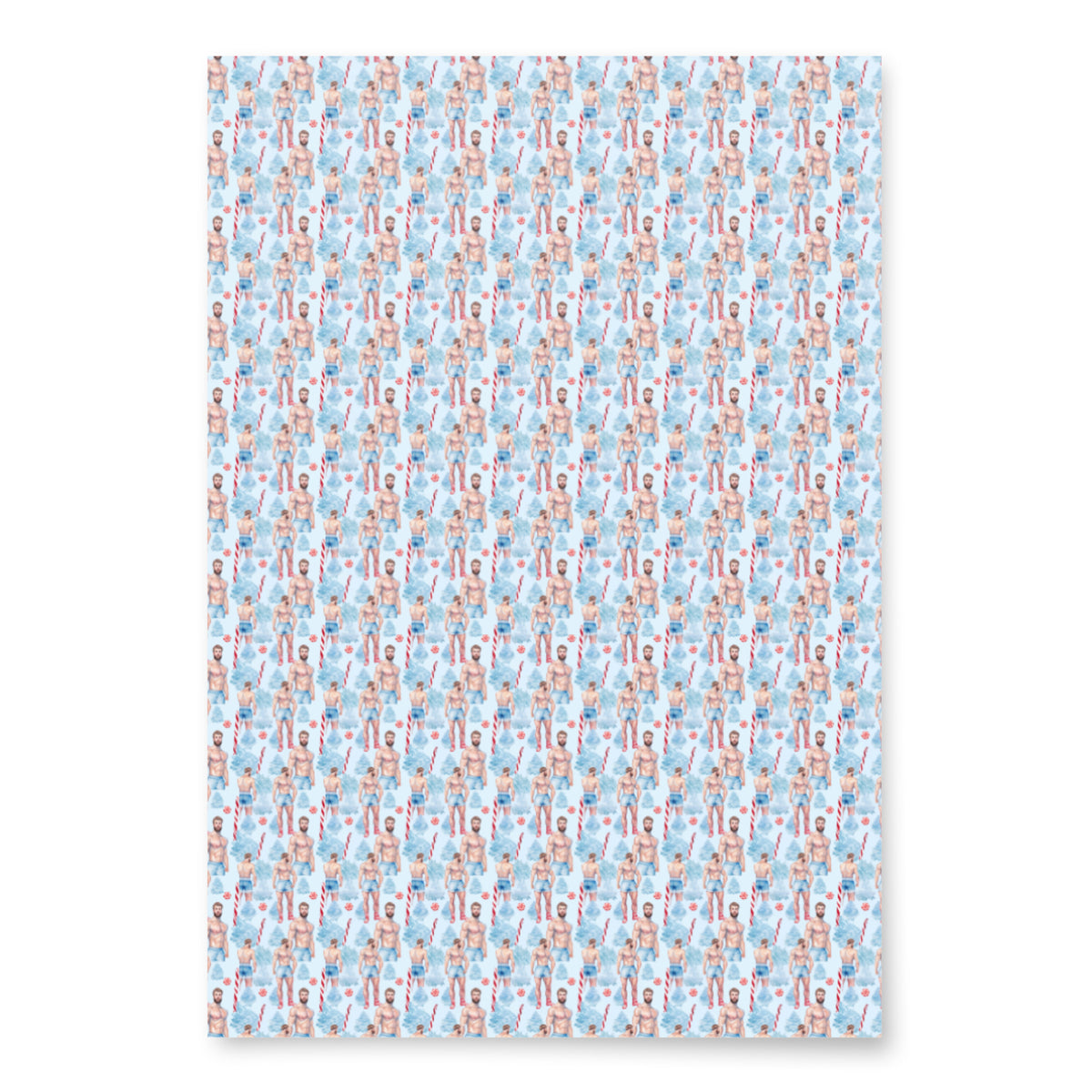 SnowMAN Gift Wrapping Paper